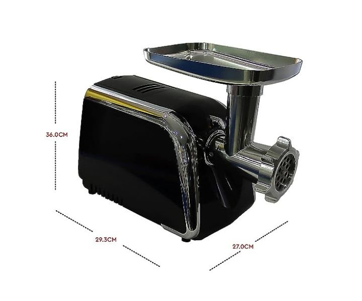 Nobel Meat Grinder Full Metal Gear 2 Speed Plus Reverse Function With Copper Motor Black Model-NMG2500 | 1 Year Warranty. - Image 3