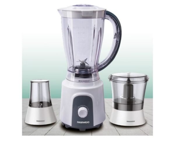 Daewoo 1.5 Litres Stand Blender With Plastic Jug 500W White Model-DW-DBL-6030 | 1 Year Brand Warranty.