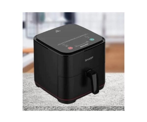 Sharp 5 Liters Air Fryer With 8 Cook Menus Color Black Model-KF-AF50RT-K3 | 1 Year Warranty.