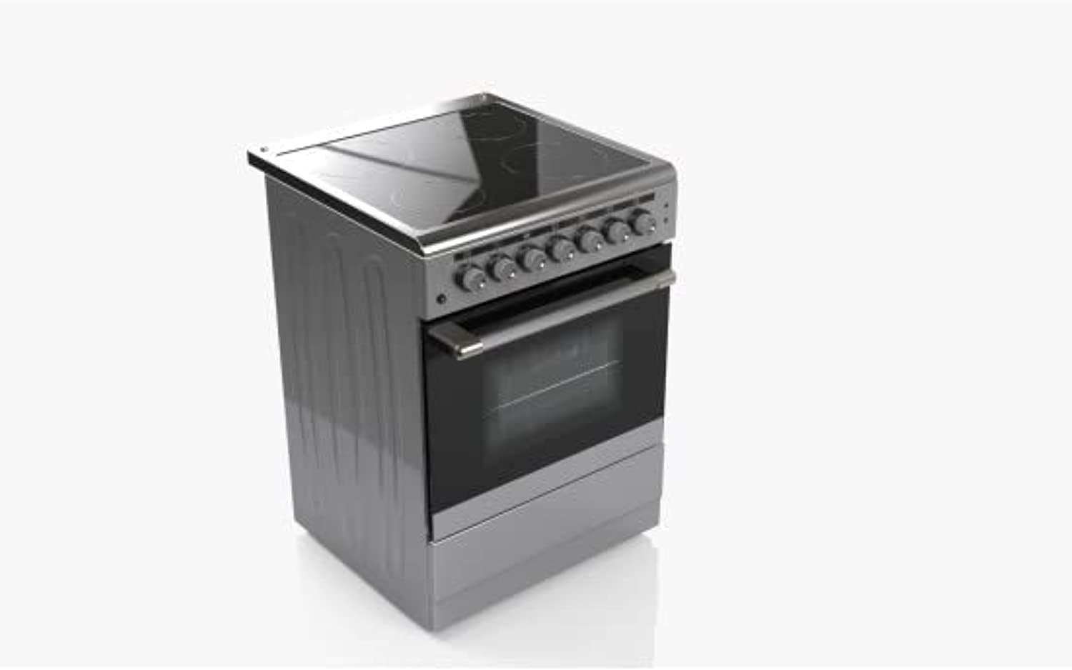 AFRA Japan 60X60Cm Free Standing Electrical Cooking Range Stainless Steel Model AF-60VTSS | 1 Year Full Warranty - Image 2