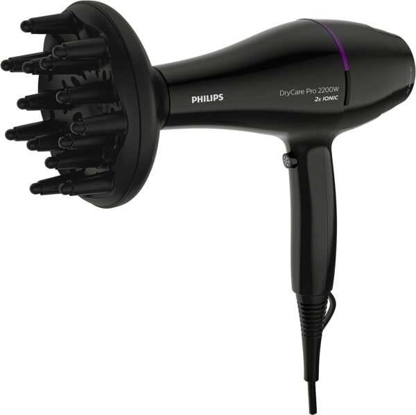 Philips Dry Care Pro Hairdryer Black model BHD27403