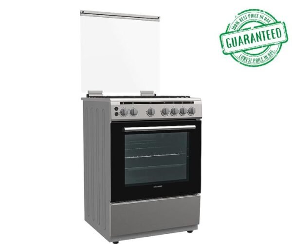 Daewoo Gas Cooker 60 * 60cm With Gas Oven DW-DGC-S664HF