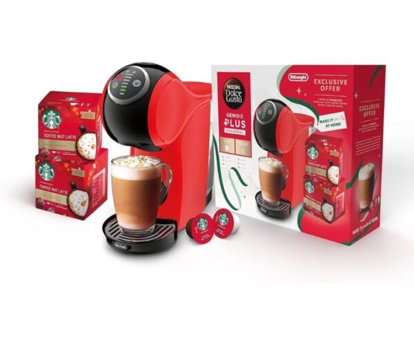 Delonghi 0.8L Dolce Gusto Coffee Machine Red Model EDG315.R