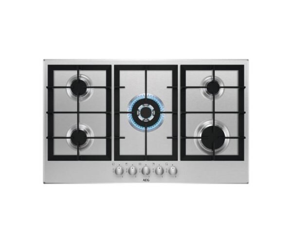  AEG 90Cm 5 Burners Gas Hob HGB95320SM