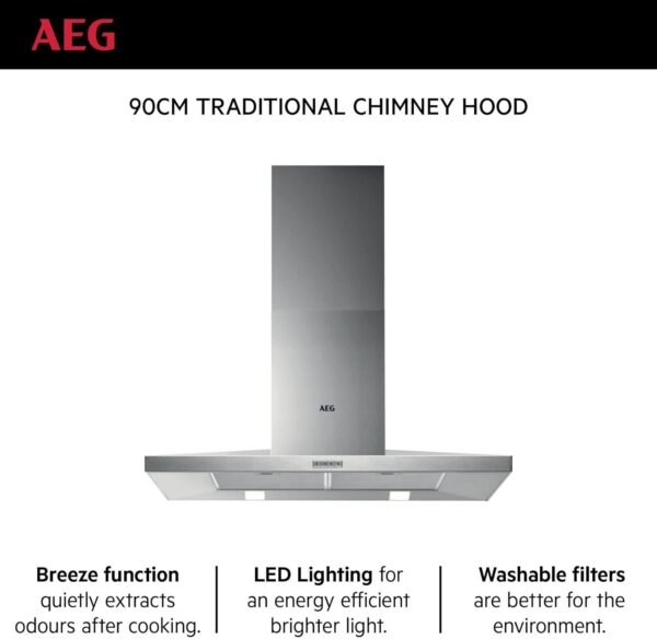 AEG 60 Cm Chimney Hood DK9360M