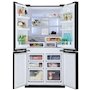 Sharp 605 Litres Refrigerator 4 Doors Black Glass Model SJ-FS87V-BK | 1 Year Full 5 Years Compressor Warranty - Image 3