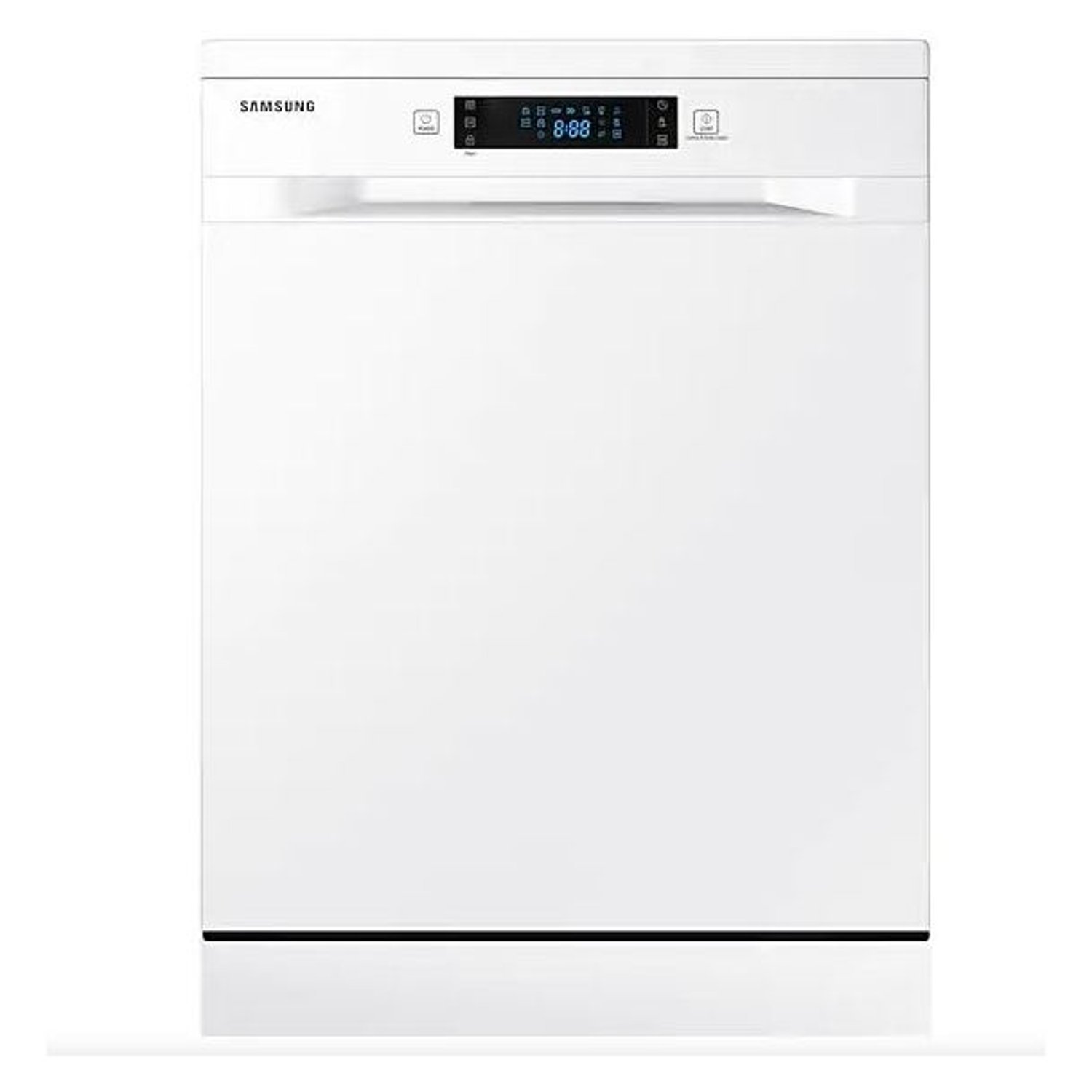 Samsung Free Standing Dishwasher 14 Place Settings With Digital Display Color White Model - DW60M5070FW/SG - 1 Year Warranty.