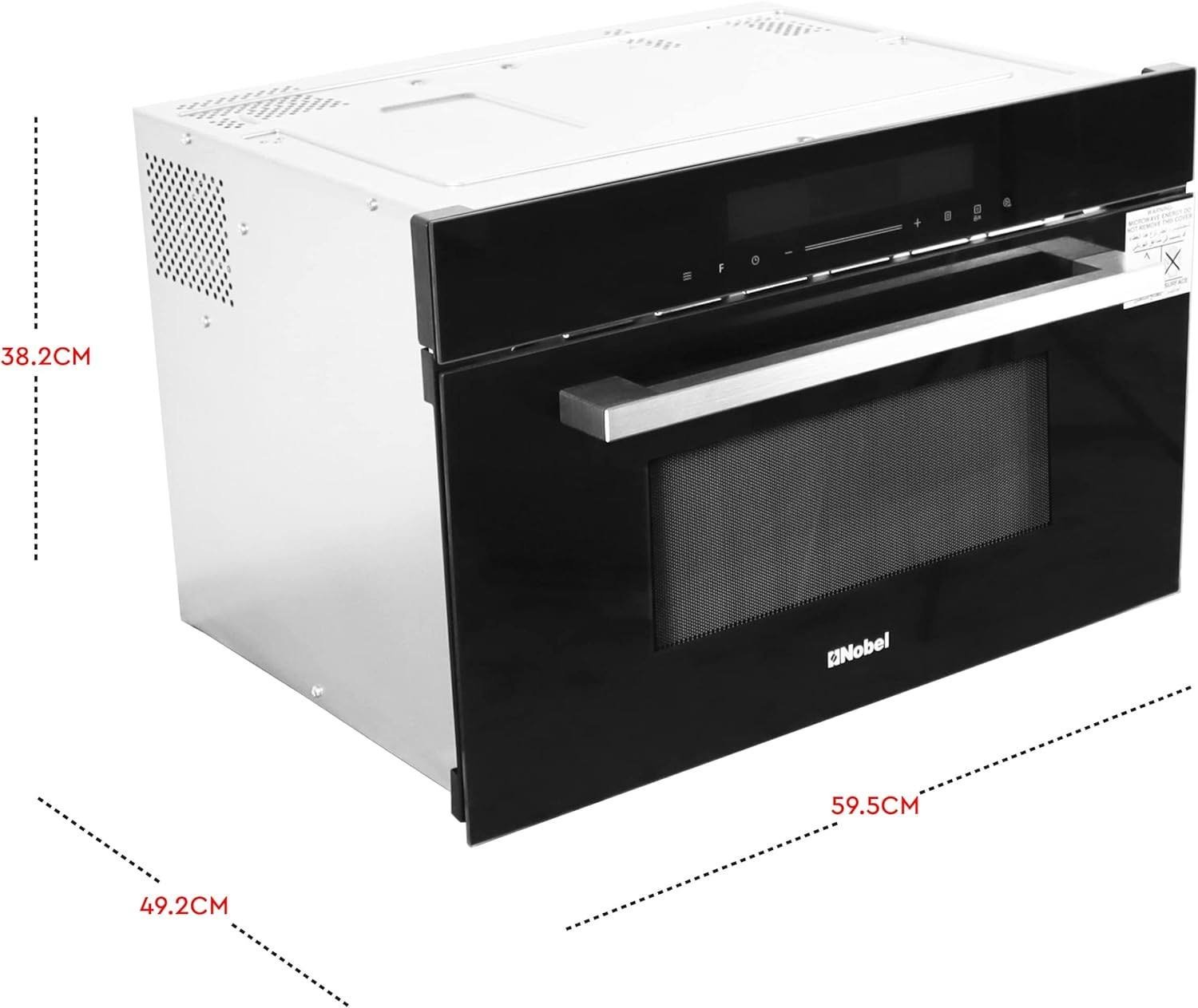 NOBEL 34 Litres Built-in Microwave Grill Convection Touch Control Black Model NMO34BI | 1 Year Warranty - Image 3