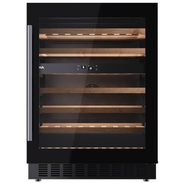 Teka 150 Litres Free Standing Wine Cooler Reversible doors Black Model RVU20046GBK | 1 Year Warranty
