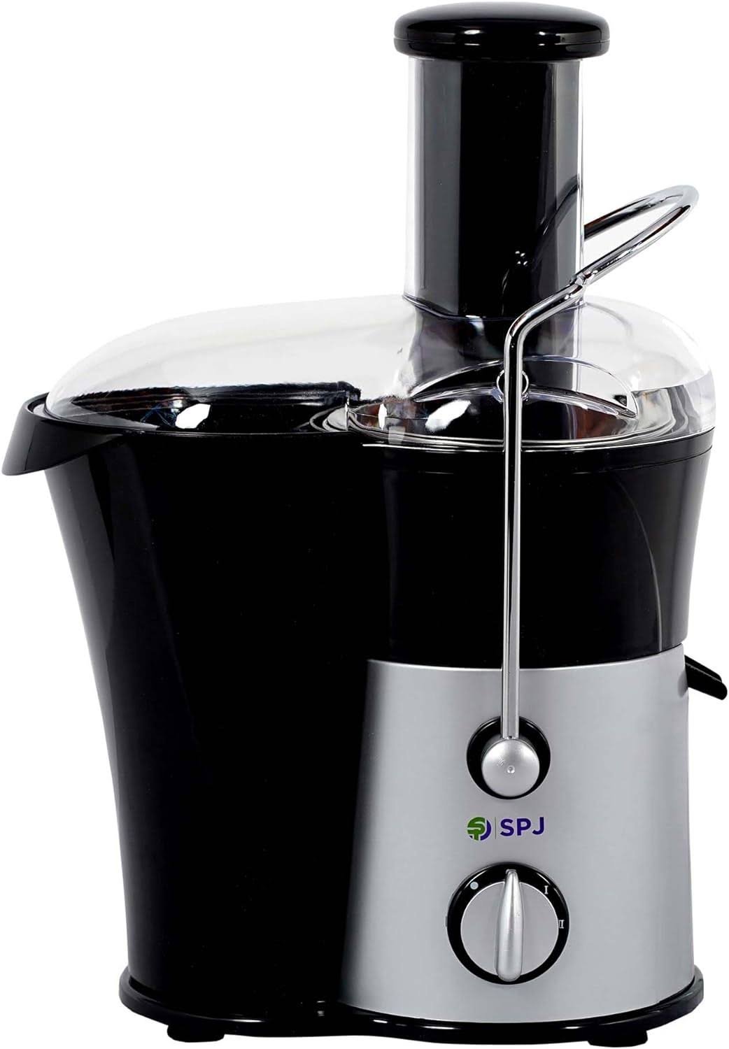 SPJ 450W Juicer Machine Stainless Steel BLACK & SILVER Model JCU-IN500M01 | 1 Year Warranty - Image 2