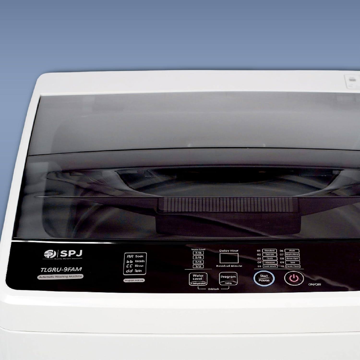 SPJ 9Kg Washing Machine Top Load Fully Automatic White Model TLGRU-9FAM | 1 Year Warranty - Image 2