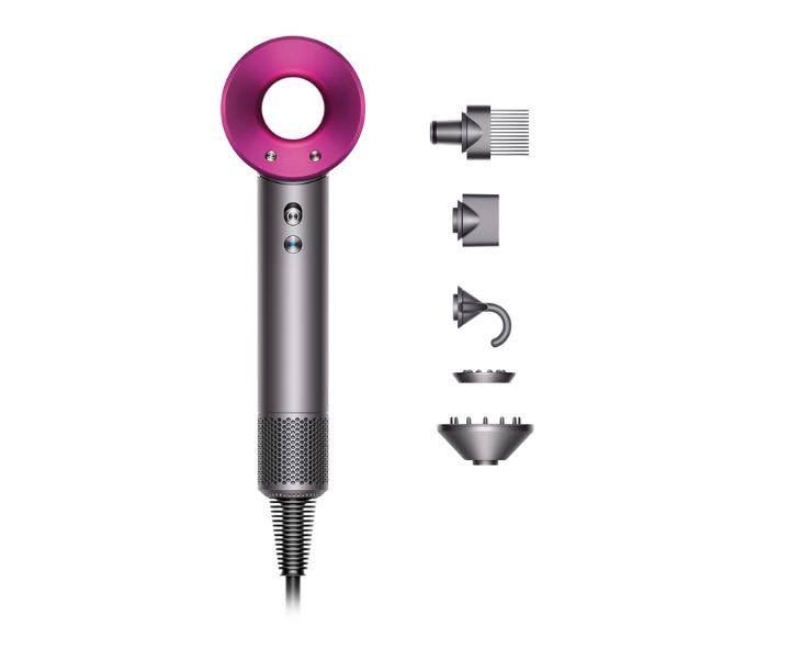 Dyson Supersonic Hair Dryer Color Silver and Pink | 1 Year Brand Warranty