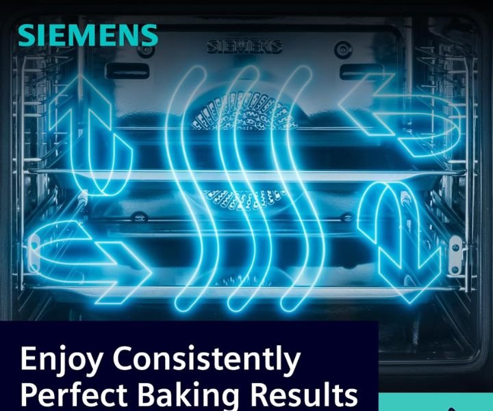 Siemens Free Standing Electric Cooker 60 x 60 cm Color Silver Model-HK8Q3A150M | 1 Year Brand Warranty. - Image 5