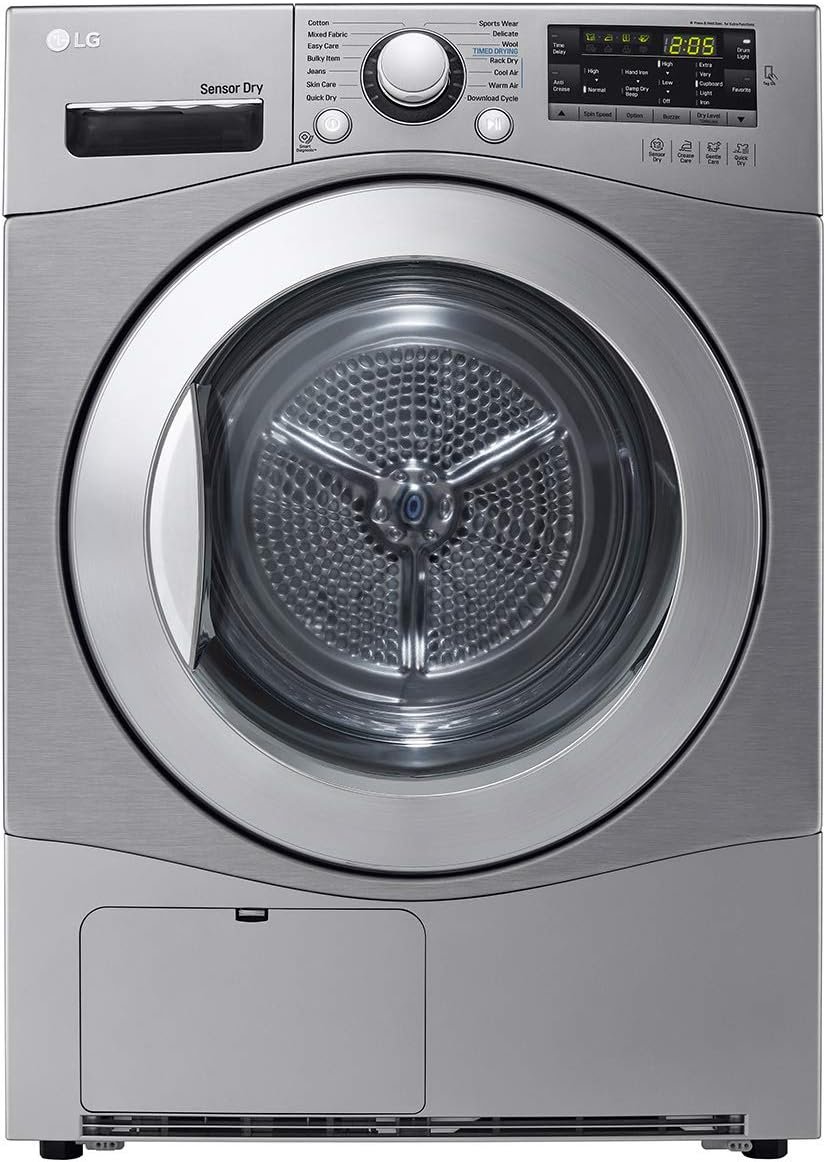 LG 8Kg Dryer Condensing Type Sensor Dry Smart Diagnosis Silver Model RC8066G2F International Version - Image 2