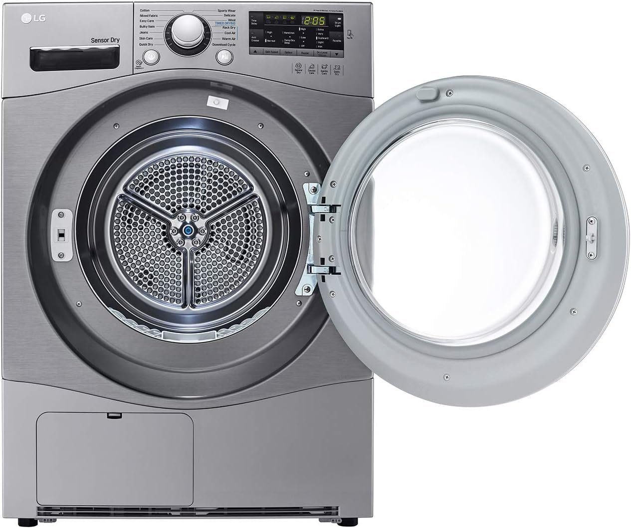 LG 8Kg Dryer Condensing Type Sensor Dry Smart Diagnosis Silver Model RC8066G2F International Version - Image 3