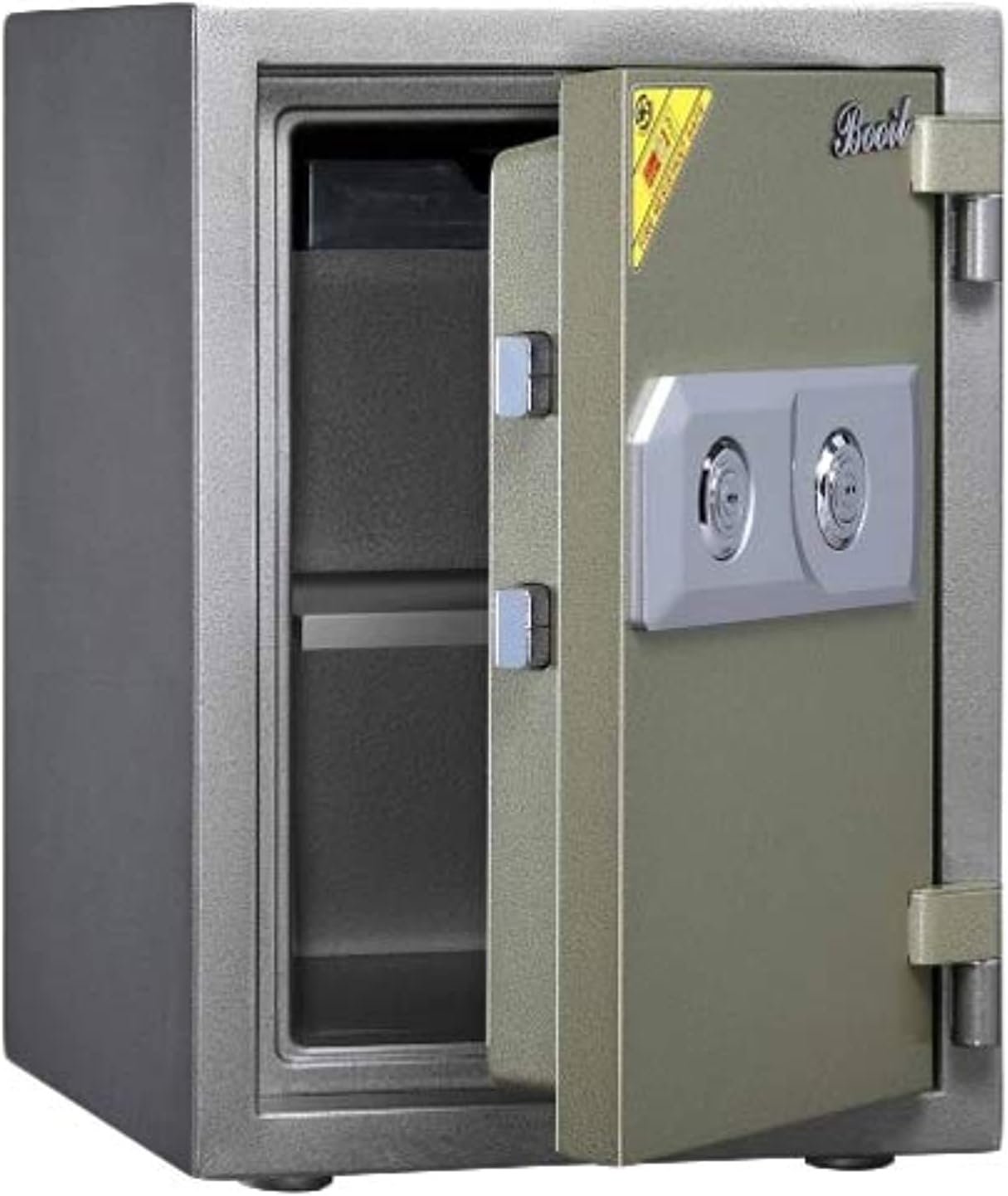 Security Safe Locker Stainless Steel - Olive Green 2 Keys With 1 Tray (WEIGHT 50 KG)