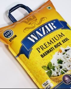 Wazir Premium Extra Long Grain Rice White XXXL Product of India 